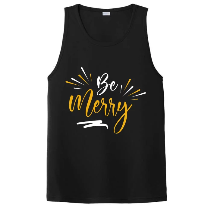 Be Merry Christmas Performance Tank