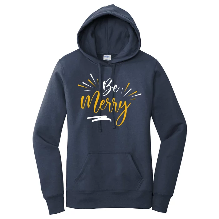 Be Merry Christmas Women's Pullover Hoodie