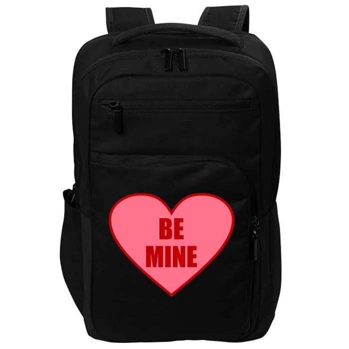 Be Mine Valentine's Day Heart Love Design Impact Tech Backpack