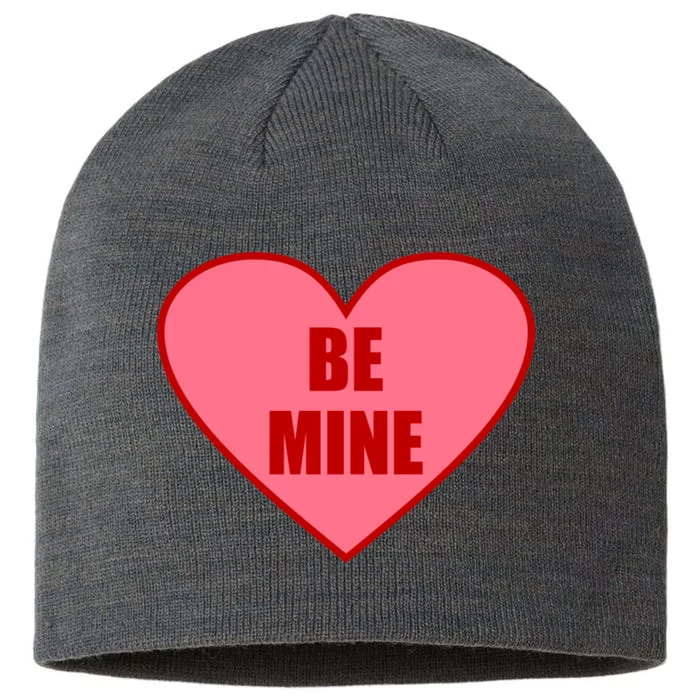 Be Mine Valentine's Day Heart Love Design 8 1/2in Sustainable Knit Beanie