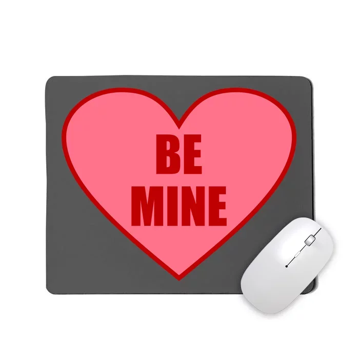 Be Mine Valentine's Day Heart Love Design Mousepad