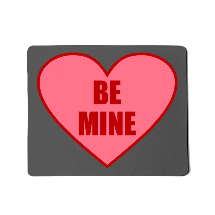 Be Mine Valentine's Day Heart Love Design Mousepad