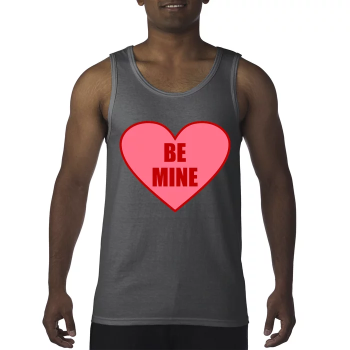 Be Mine Valentine's Day Heart Love Design Tank Top