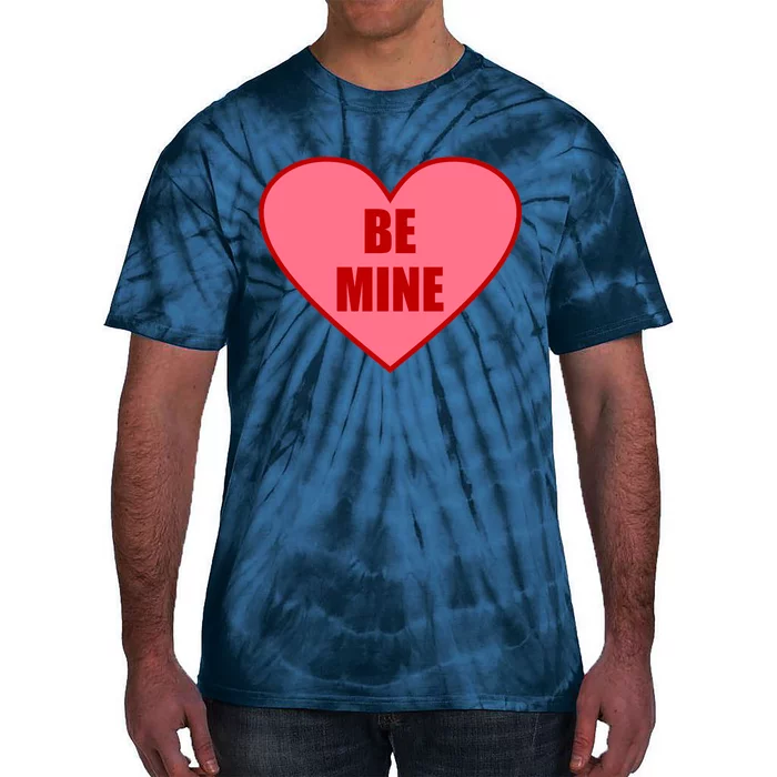 Be Mine Valentine's Day Heart Love Design Tie-Dye T-Shirt