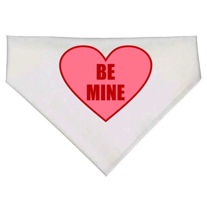 Be Mine Valentine's Day Heart Love Design USA-Made Doggie Bandana