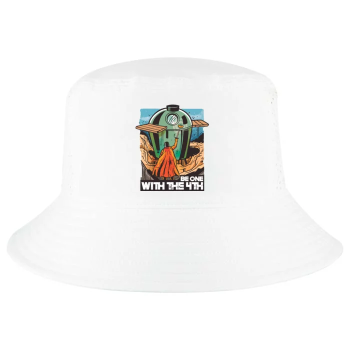 Be One With The 4th BBQ Parody Cool Comfort Performance Bucket Hat