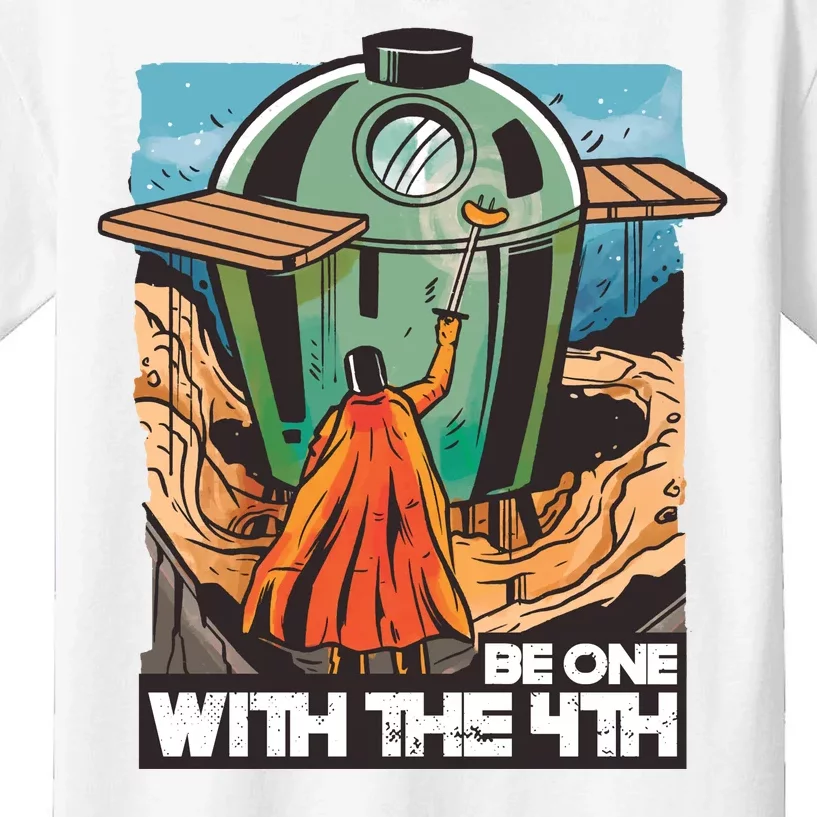 Be One With The 4th BBQ Parody Kids T-Shirt