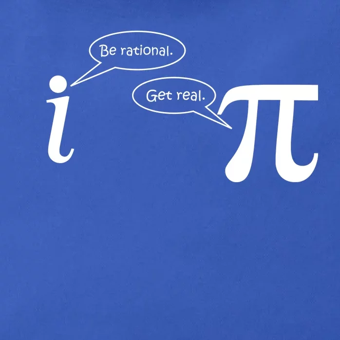 Be Rational Get Real Pi Math Zip Tote Bag