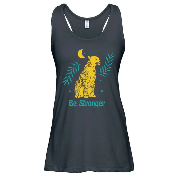 Be Stronger Tiger Ladies Essential Flowy Tank