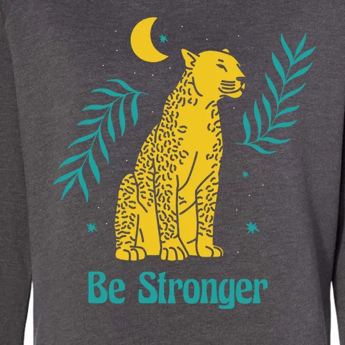 Be Stronger Tiger Womens California Wash Sweatshirt