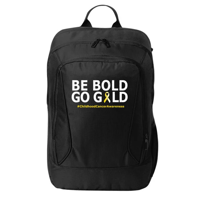 Be The Gold Childhood Cancer Awareness City Backpack