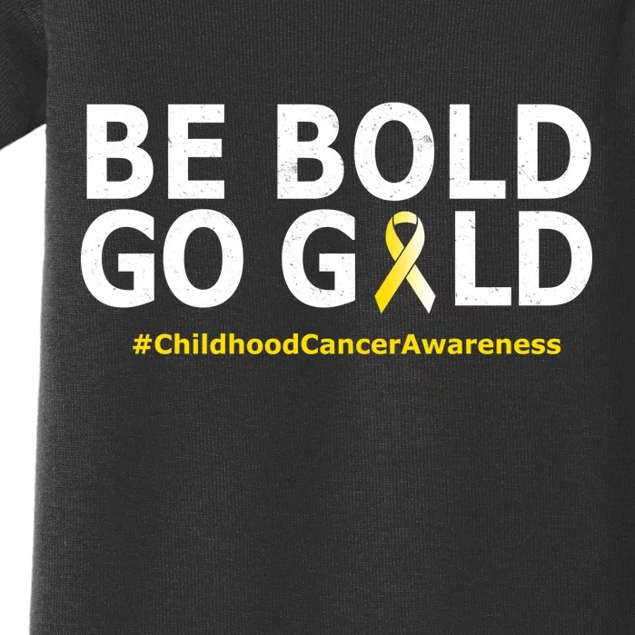 Be The Gold Childhood Cancer Awareness Baby Bodysuit