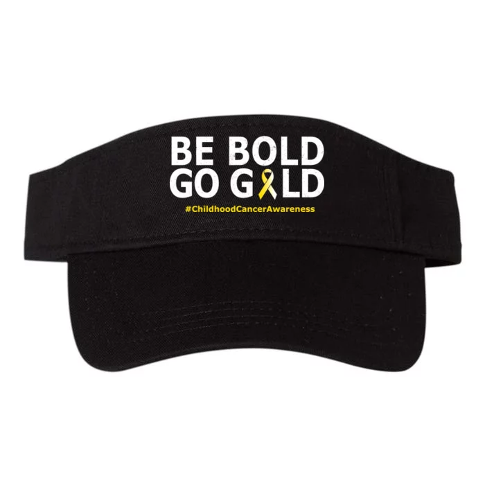 Be The Gold Childhood Cancer Awareness Valucap Bio-Washed Visor