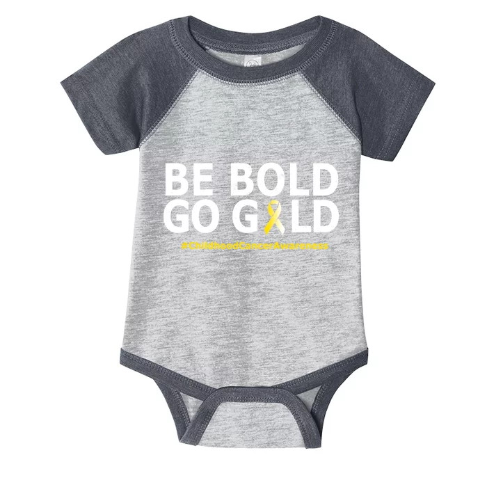 Be The Gold Childhood Cancer Awareness Infant Baby Jersey Bodysuit