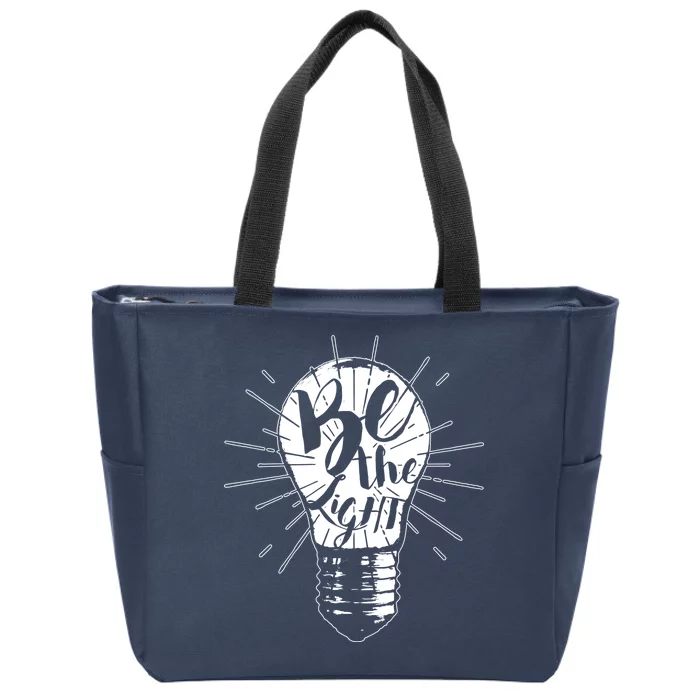 Be The Light Zip Tote Bag