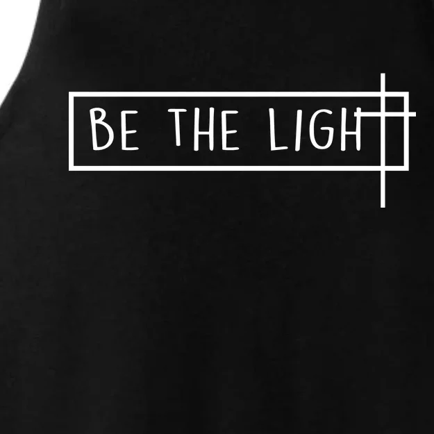 Be The Light Jesus Ladies Tri-Blend Wicking Tank