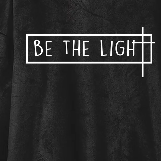 Be The Light Jesus Hooded Wearable Blanket