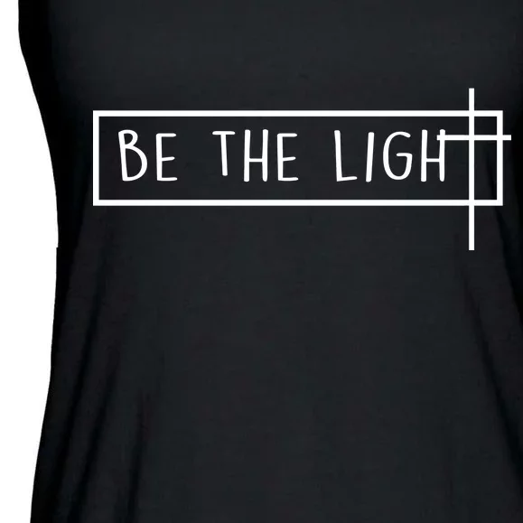 Be The Light Jesus Ladies Essential Flowy Tank