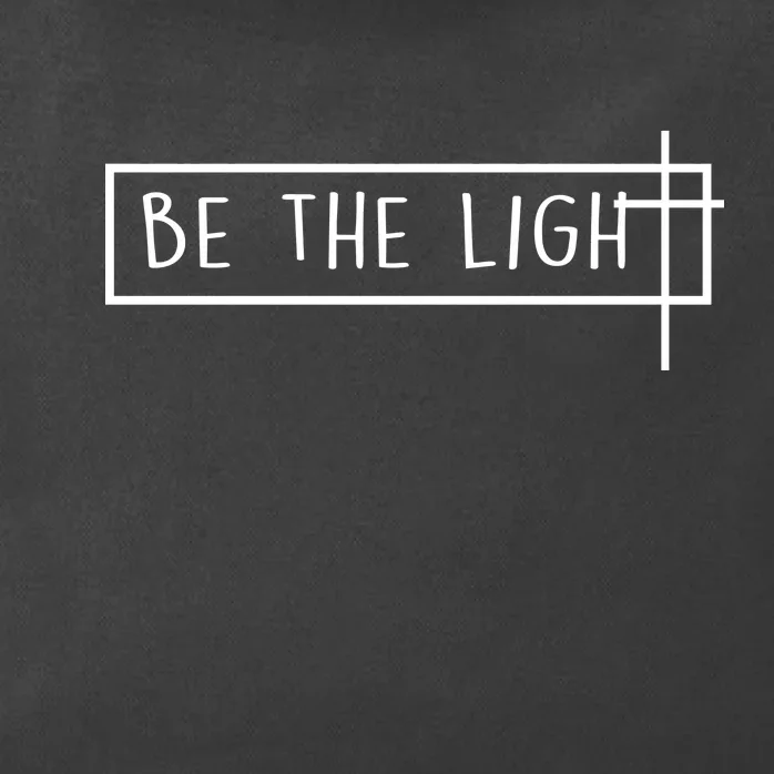 Be The Light Jesus Zip Tote Bag