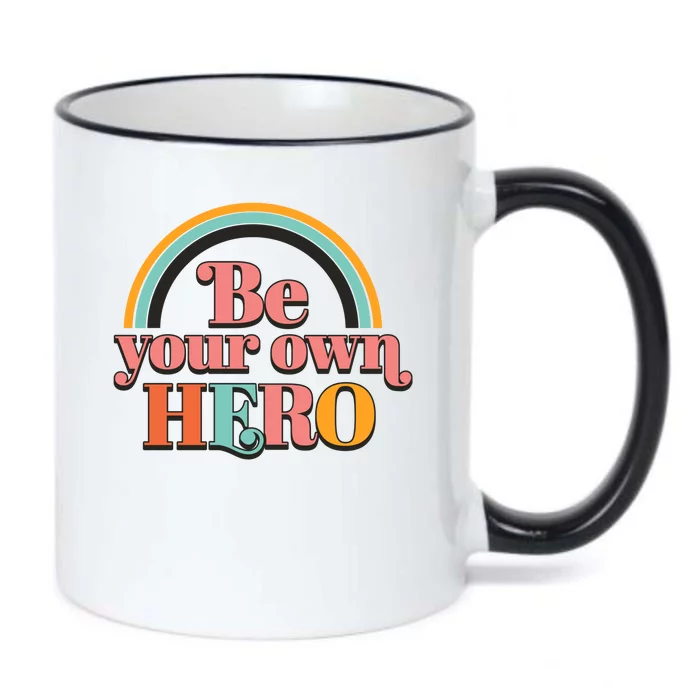 Be Your Own Hero Black Color Changing Mug