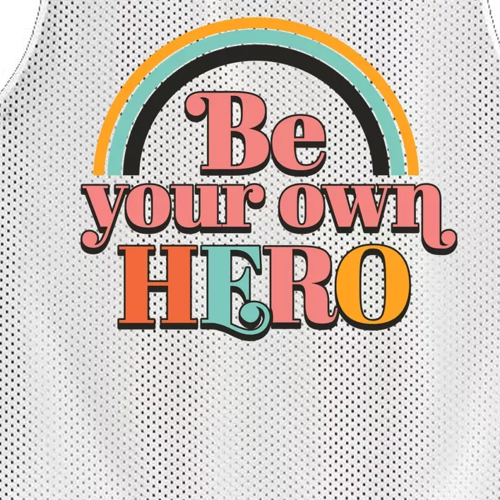 Be Your Own Hero Mesh Reversible Basketball Jersey Tank