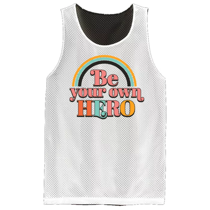 Be Your Own Hero Mesh Reversible Basketball Jersey Tank