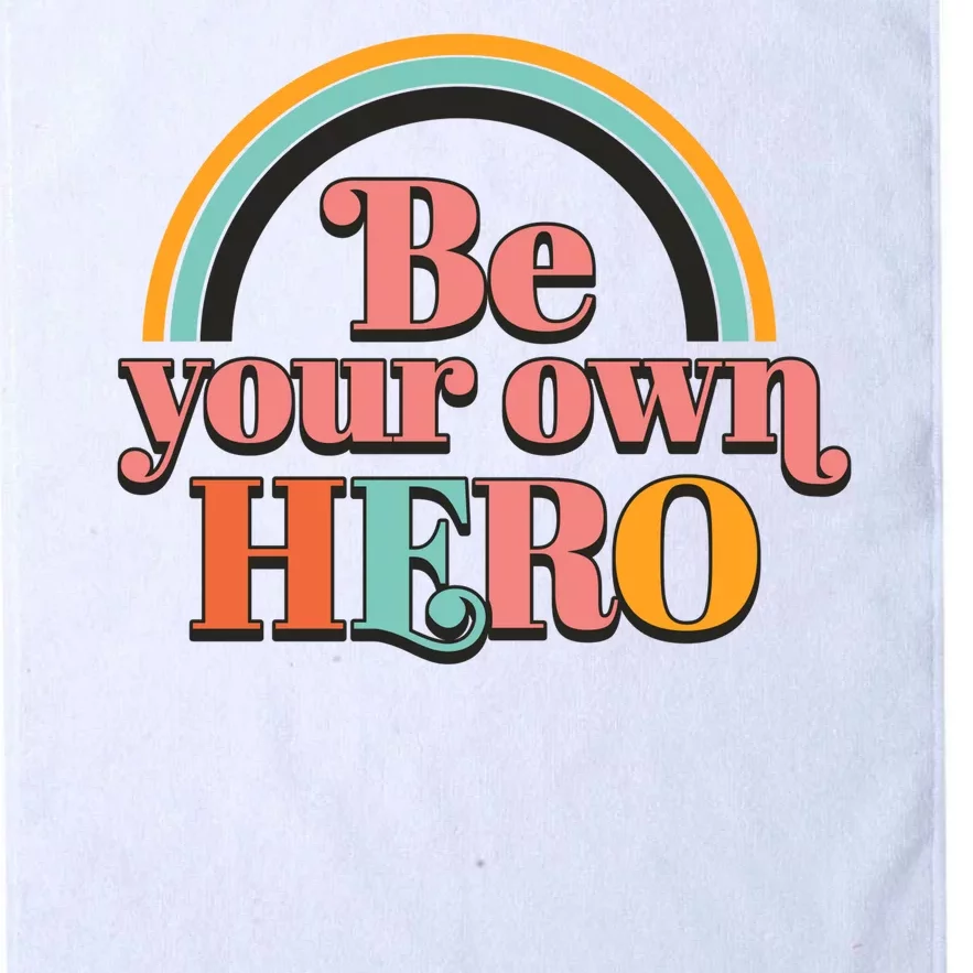 Be Your Own Hero Platinum Collection Golf Towel