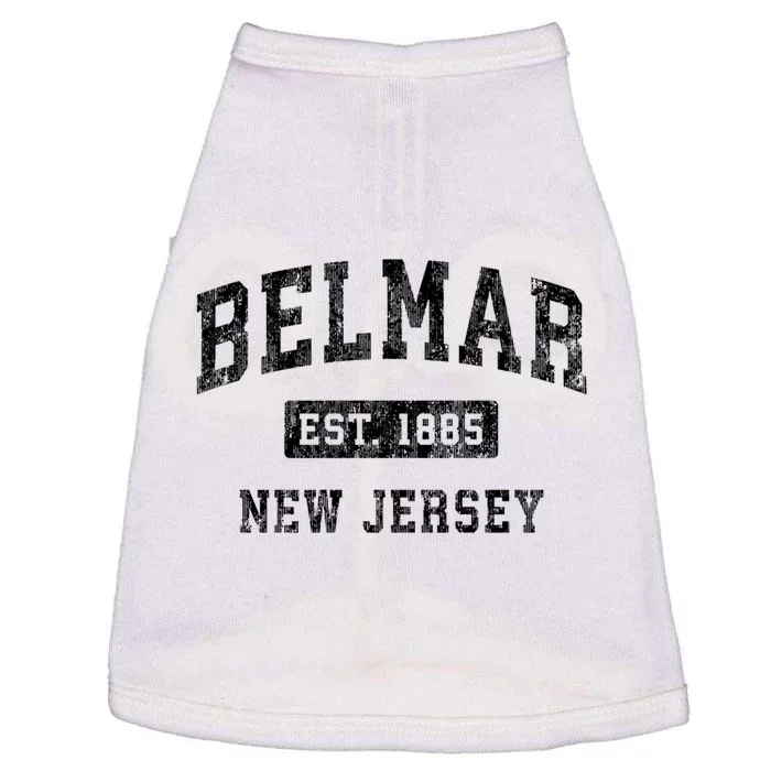 Belmar Est 1885 New Jersey Nj Vintage Established Sports Design Doggie Tank