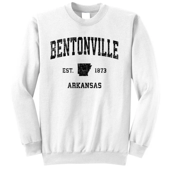 Bentonville Est 1873 Arkansas Ar Vintage Sports Design Sweatshirt