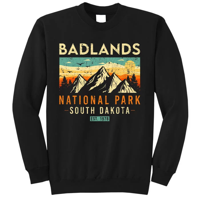 Badlands Est. 1978 Vintage Retro South Dakota National Park Sweatshirt