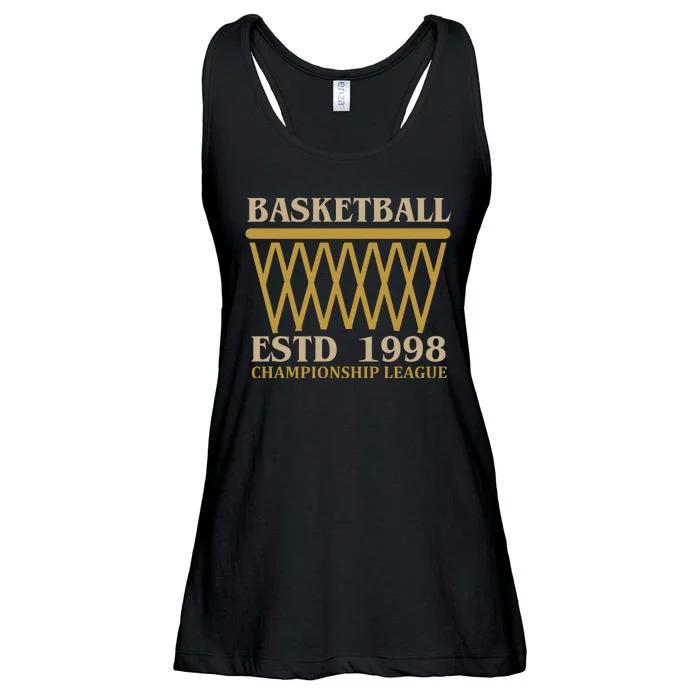 Basketball Estd 1998 Ladies Essential Flowy Tank