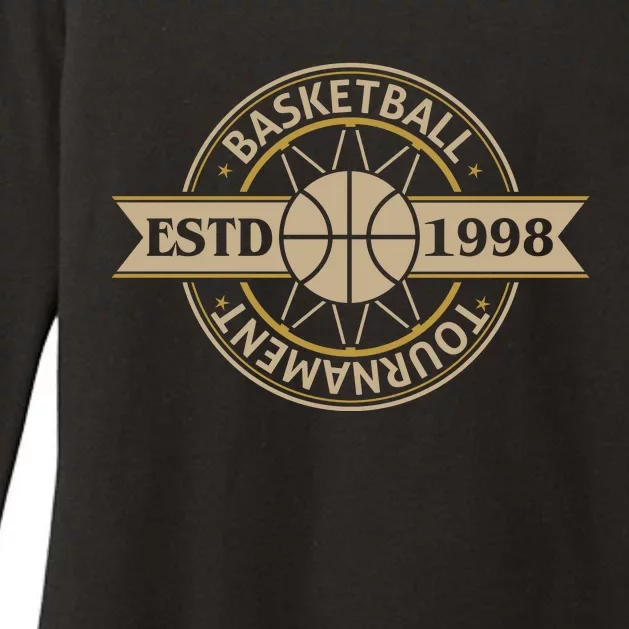 Basketball Estd 1998 Womens CVC Long Sleeve Shirt