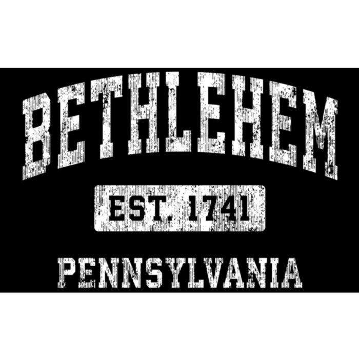 Bethlehem Est 1741 Pennsylvania Pa Vintage Established Sports Design Bumper Sticker