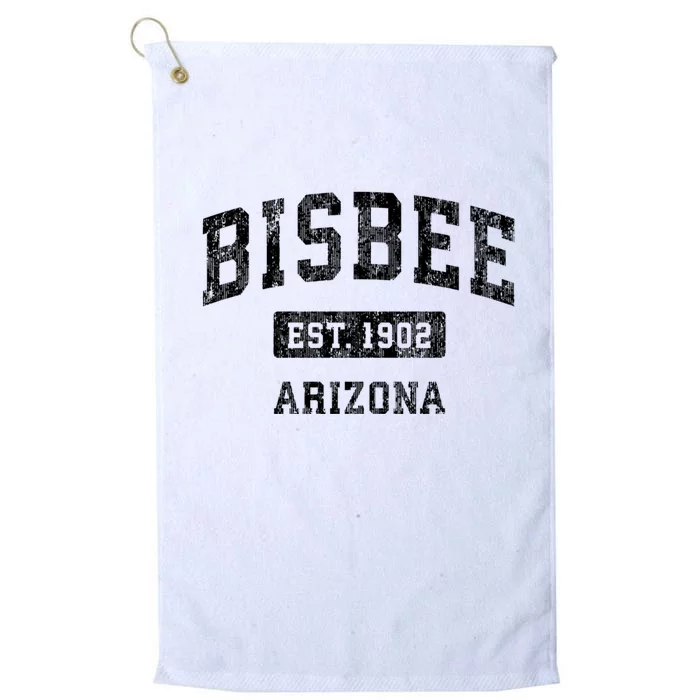 Bisbee Est 1902 Arizona Az Vintage Established Sports Design Platinum Collection Golf Towel