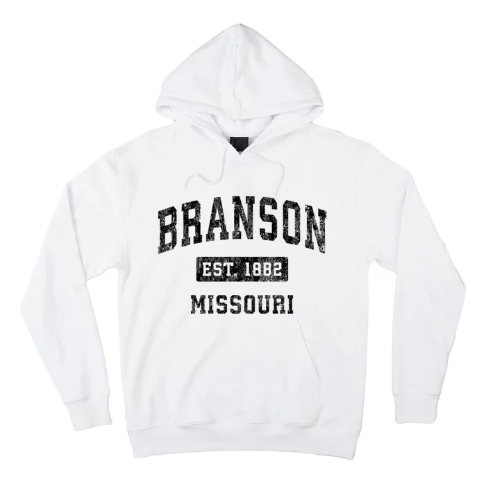 Branson Est 1882 Missouri Mo Vintage Established Sports Design Hoodie