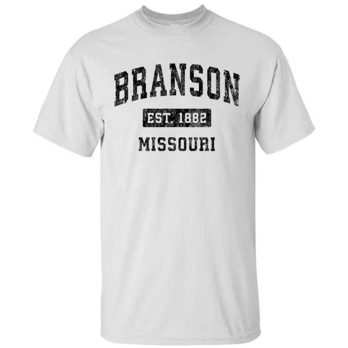 Branson Est 1882 Missouri Mo Vintage Established Sports Design Tall T-Shirt