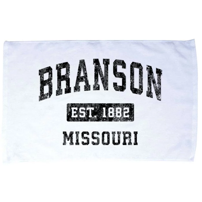 Branson Est 1882 Missouri Mo Vintage Established Sports Design Microfiber Hand Towel