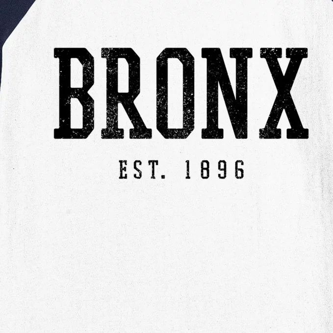 Bronx Est 1896 Nyc New York City Ny Gift Funny Gift Baseball Sleeve Shirt