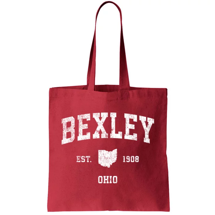 Bexley Est 1908 Ohio Oh Vintage Established Sports Design Tote Bag