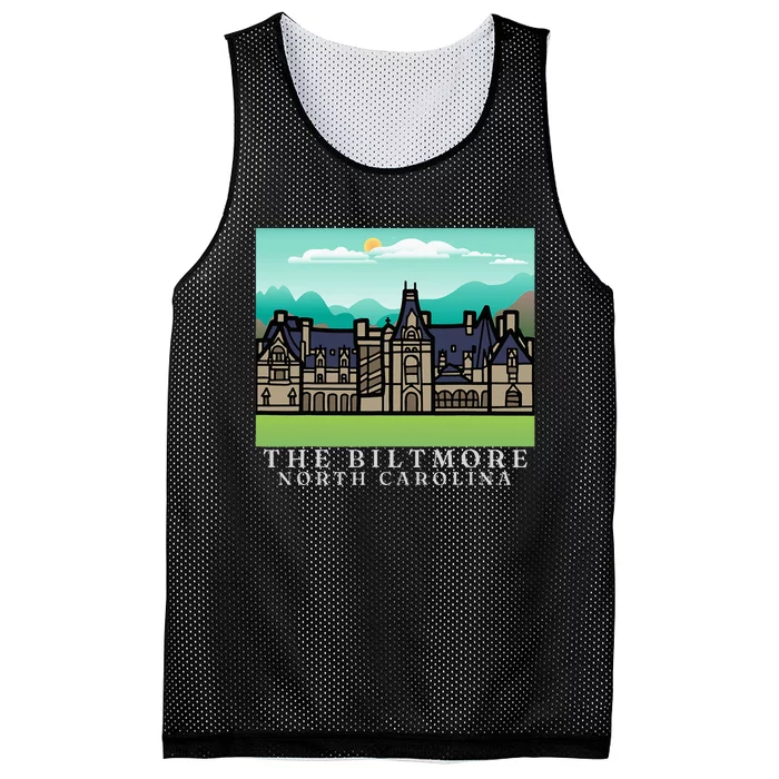 Biltmore Estate Asheville North Carolina In Color Mesh Reversible Basketball Jersey Tank