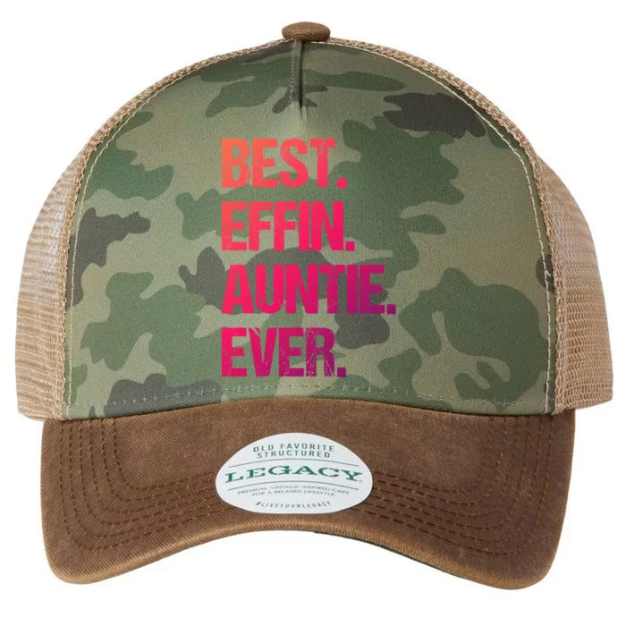 Best Effin Auntie Ever Cool Gift Legacy Tie Dye Trucker Hat