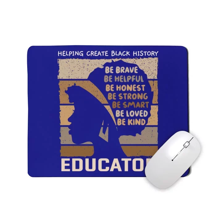 Black Educators And 'S Black History Design For Teachers Gift Mousepad