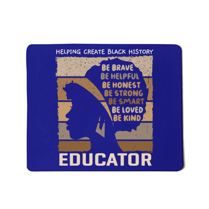 Black Educators And 'S Black History Design For Teachers Gift Mousepad