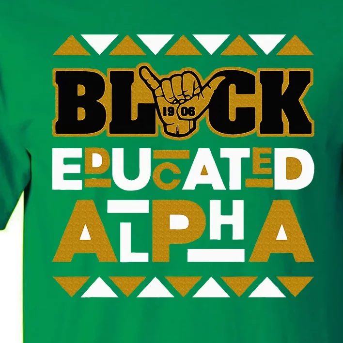 Black Educated Alpha Tall T-Shirt