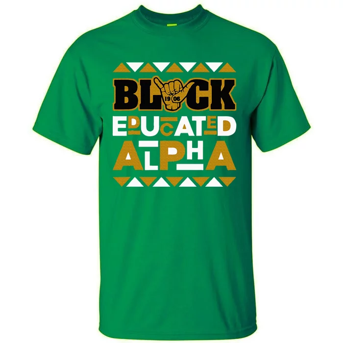 Black Educated Alpha Tall T-Shirt