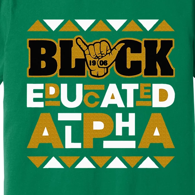 Black Educated Alpha Premium T-Shirt