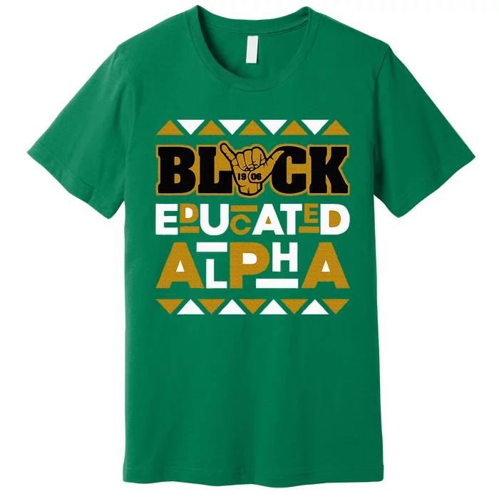 Black Educated Alpha Premium T-Shirt