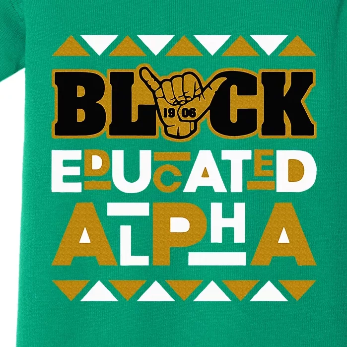 Black Educated Alpha Baby Bodysuit