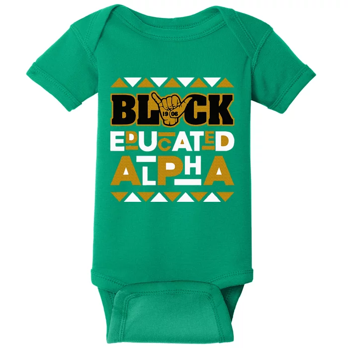 Black Educated Alpha Baby Bodysuit