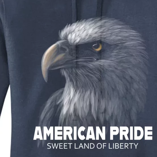 Bald Eagle American Pride Sweet Land Of Liberty Cool Gift Women's Pullover Hoodie